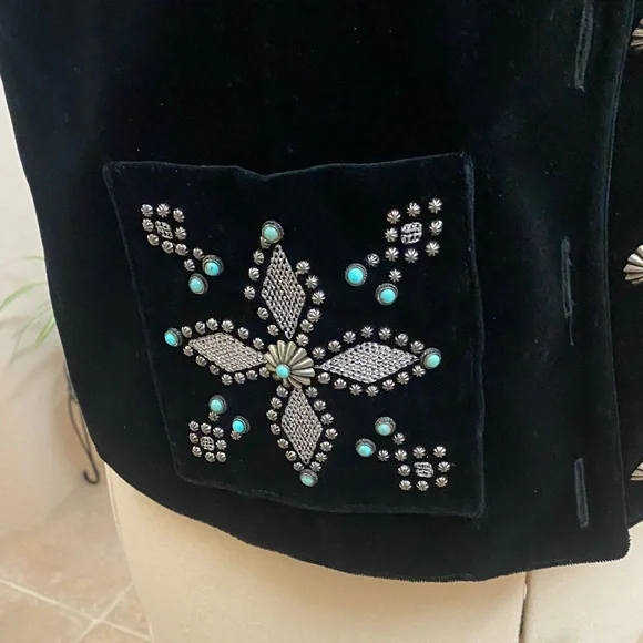Double D Ranch Black Embellished Vest - Picture 4 of 6